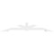 Ekena Millwork Vanguard Architectural Grade PVC Gable Bracket, 96"W x 16"H x 4"D x 4"F, 4/12 Pitch GBP096X16X0404VAN00 - alternate 5